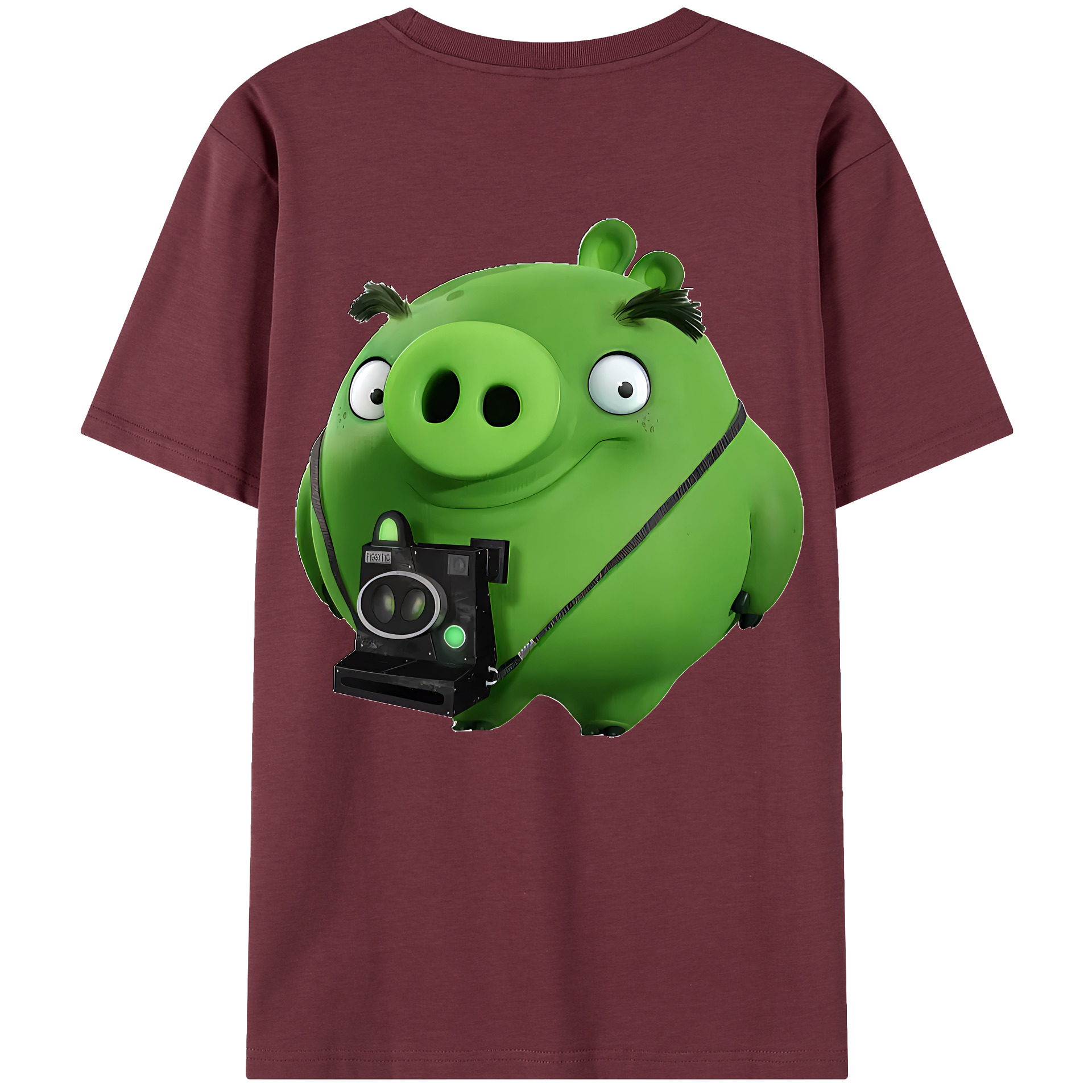 （画像用） Angry Birds アングリーバード 綿100％半袖Tシャツ（背面プリント）